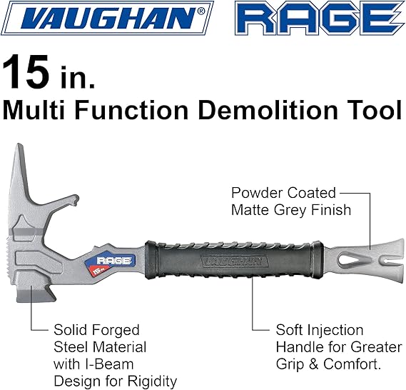 Vaughan 15" Demo Tool, Blue